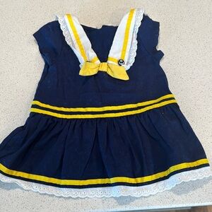 Maggie & Zoe dress size 3-6 months nautical boat dress